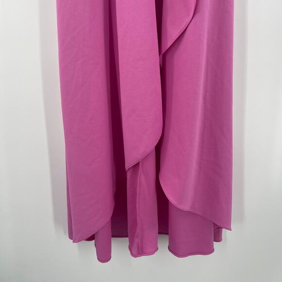 MAISON TARA Dress Size 4 Savanah Midi Cut Out Crepe Fit & Flare Wedding NWT - Picture 13 of 16